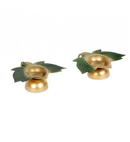 Green Lotus Dia Set of 2